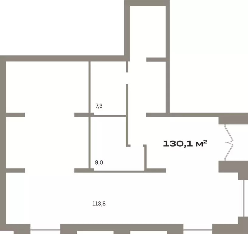 Помещение свободного назначения (130.1 м) - Фото 1