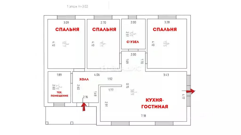 Дом в Калининградская область, Гурьевск ул. Кронштадтская (100 м) - Фото 2