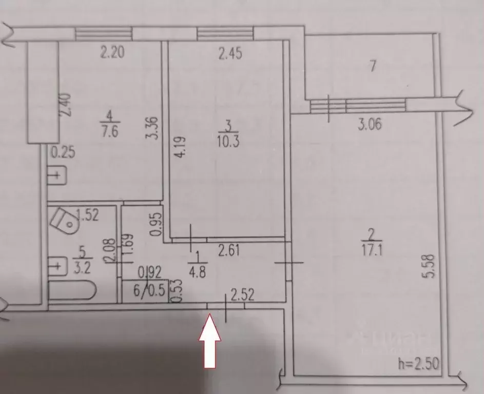 2-к кв. Алтайский край, Барнаул ул. Антона Петрова, 214 (43.0 м) - Фото 0