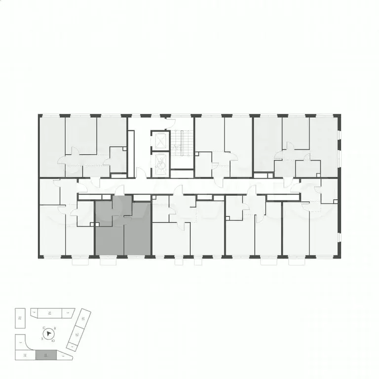 1-к. квартира, 34,3 м, 2/9 эт. - Фото 0