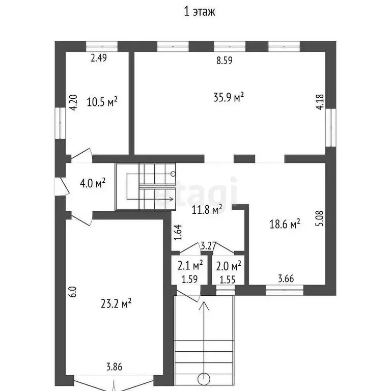 Дом в село Большая Шильна, Юбилейная улица (216 м) - Фото 2