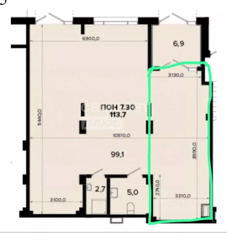 Помещение свободного назначения в Московская область, Ленинский ... - Фото 1