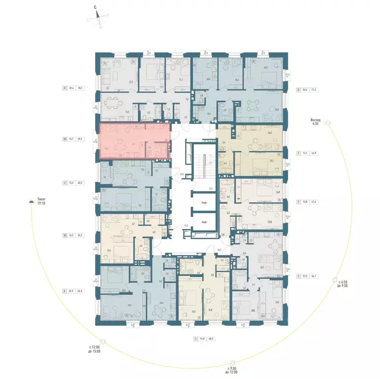 1-к кв. Башкортостан, Уфа Родина Парк жилой комплекс (29.5 м) - Фото 2