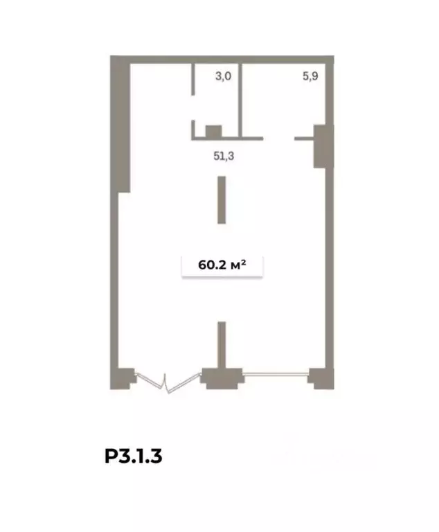 Помещение свободного назначения в Москва Тагильская ул., 6/5 (60 м) - Фото 2