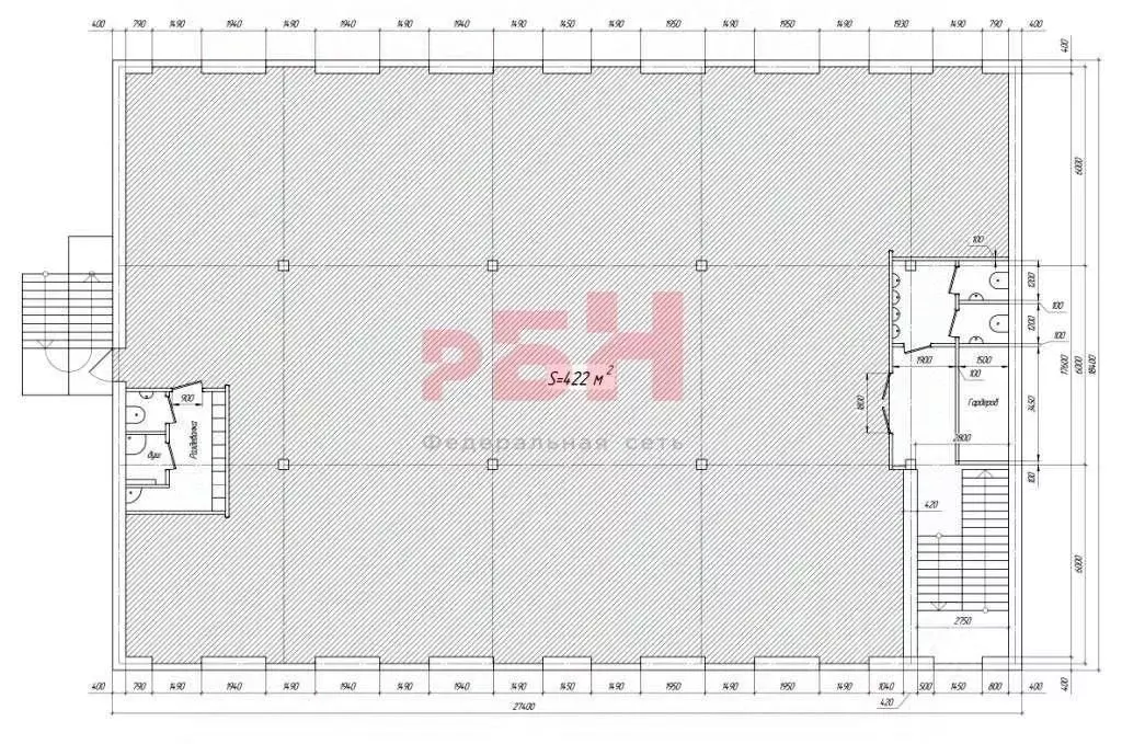 Торговая площадь в Свердловская область, Арамиль ул. Гарнизон, 3В (422 ... - Фото 1