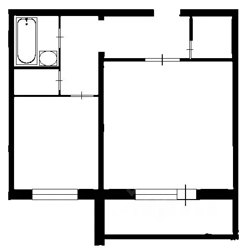 1-к кв. Челябинская область, Челябинск ул. Куйбышева, 7 (40.1 м) - Фото 2