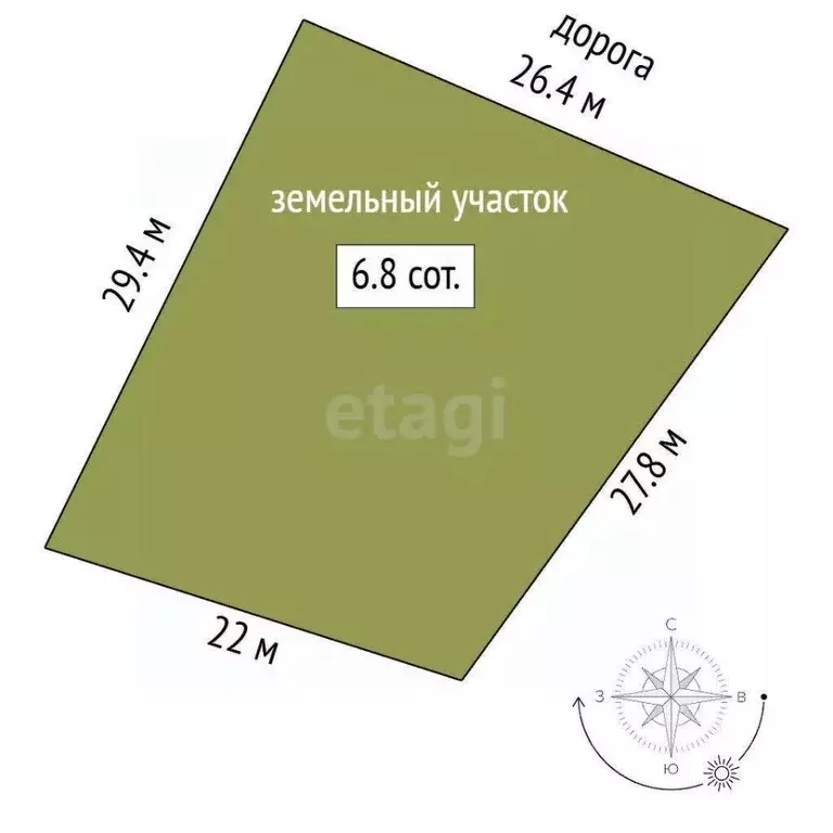 Участок в Крым, Феодосия муниципальный округ, Орджоникидзе пгт, Волна ... - Фото 2