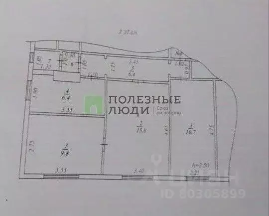 3-к кв. Коми, Усть-Вымский муниципальный район, Жешарт муниципальное ... - Фото 1