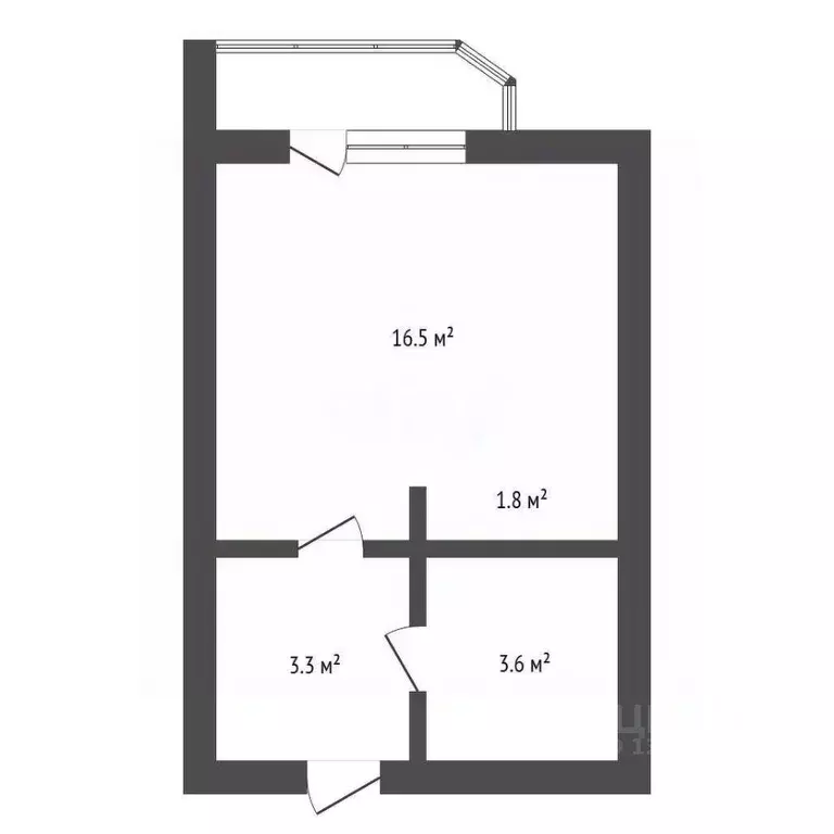 1-к кв. Амурская область, Благовещенск Крестьянский пер., 38 (42.1 м) - Фото 2