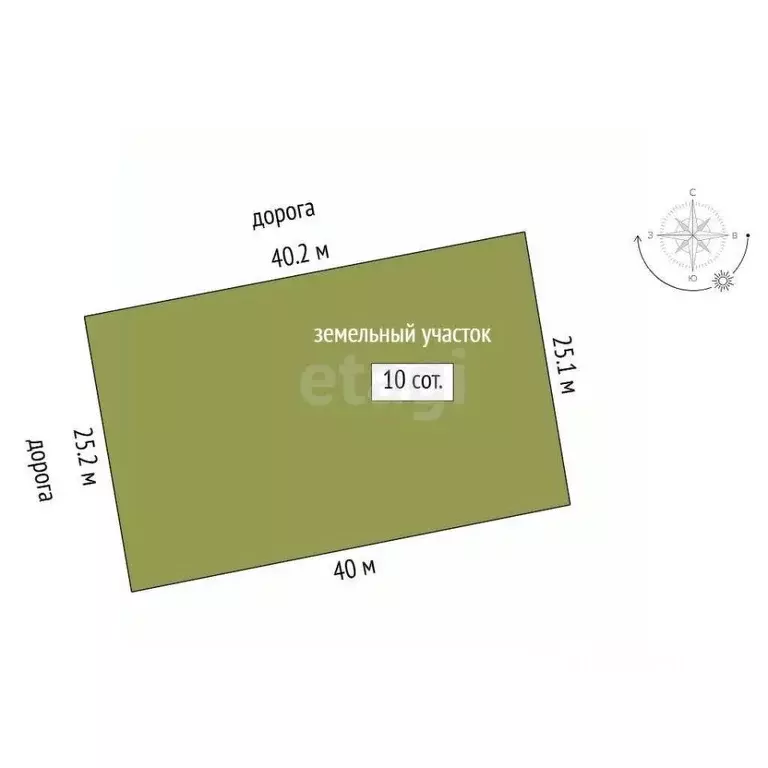 Участок в Тюменская область, Нижнетавдинский муниципальный округ, ... - Фото 2