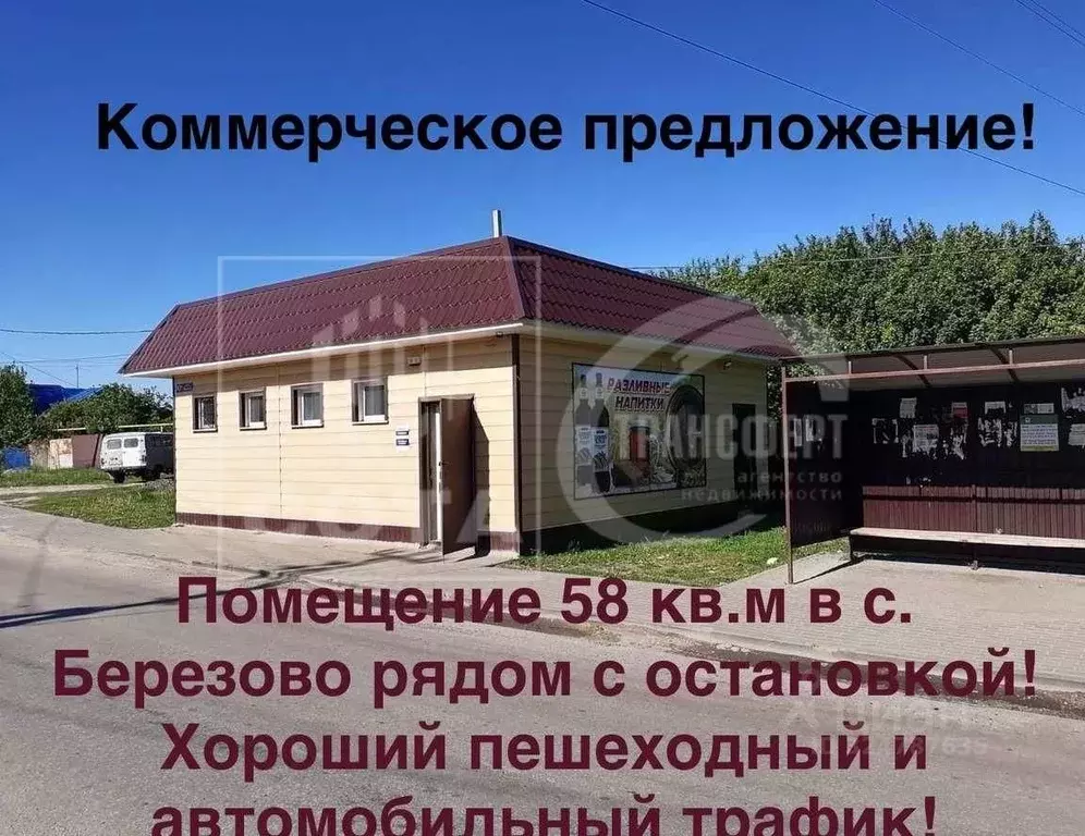 Торговая площадь в Воронежская область, Рамонский район, с. Березово ... - Фото 1