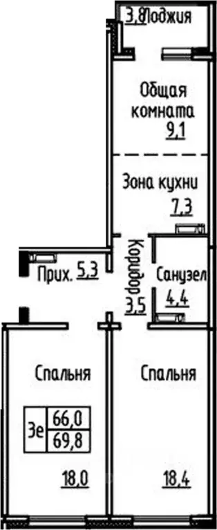 2-к кв. Новосибирская область, Новосибирский район, Мичуринский ... - Фото 0