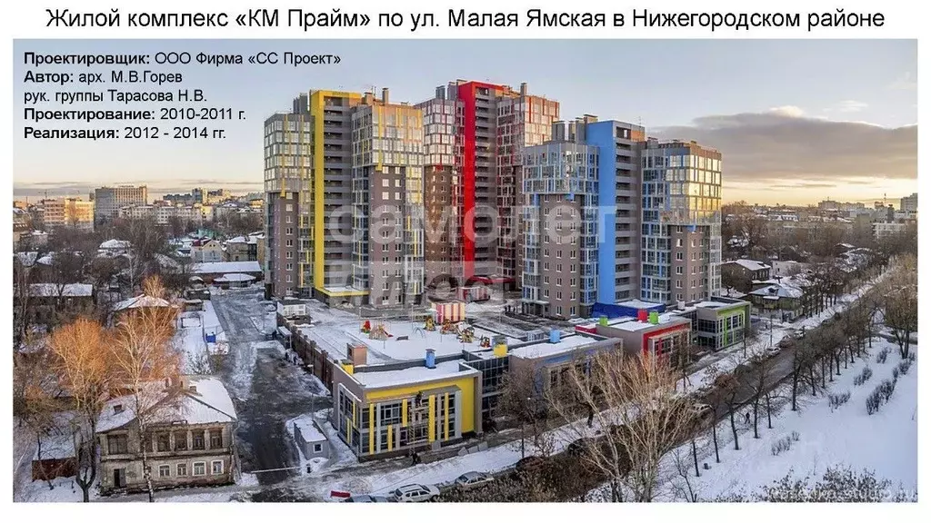 2-к кв. Нижегородская область, Нижний Новгород Малая Ямская ул., 18к3 ... - Фото 0