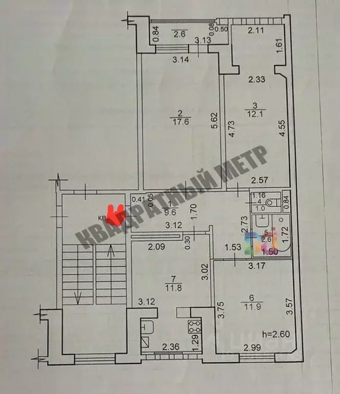3-к кв. Калмыкия, Элиста 7-й мкр, 5к5 (69.9 м) - Фото 2