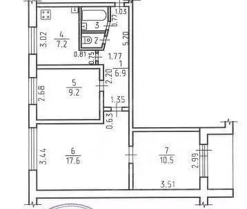 3-к кв. Удмуртия, Ижевск ул. Баранова, 83 (54.3 м) - Фото 0