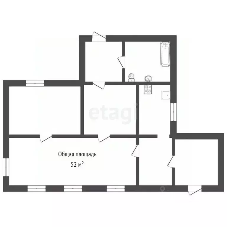 Дом в Брянская область, Брянский район, Супоневское с/пос, с. Супонево ... - Фото 2