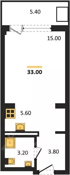 Комната Крым, Симферопольский район, Николаевка пгт ул. ... - Фото 2