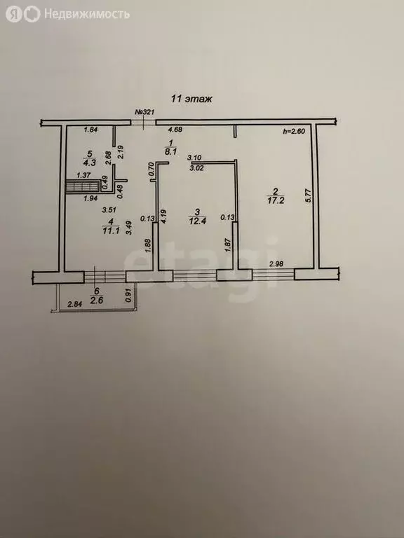 2-комнатная квартира: Тверская область, Калининский муниципальный ... - Фото 1