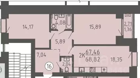 2-к кв. Томская область, Томский район, д. Кисловка, Северный мкр ул. ... - Фото 1