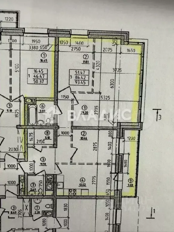 3-к кв. Иркутская область, Иркутск ул. Якоби, 8 (94.0 м) - Фото 2