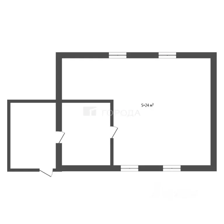 Дом в Кемеровская область, Мыски Удачная ул., 24 (24 м) - Фото 2