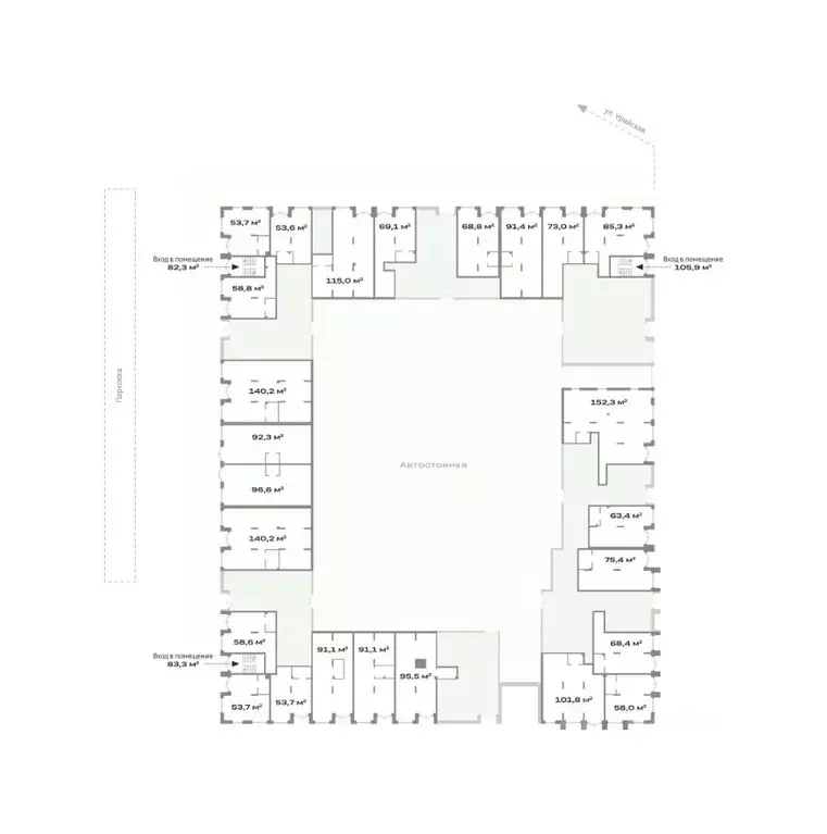Помещение свободного назначения в Тюменская область, Тюмень Зарека ... - Фото 2