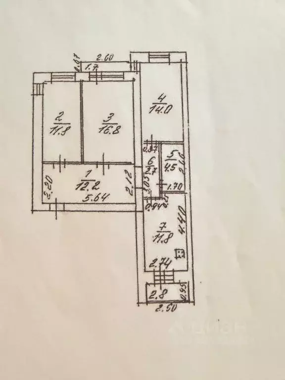 3-к кв. Саратовская область, Саратов ул. 2-я Садовая, уч23А (80.0 м) - Фото 1