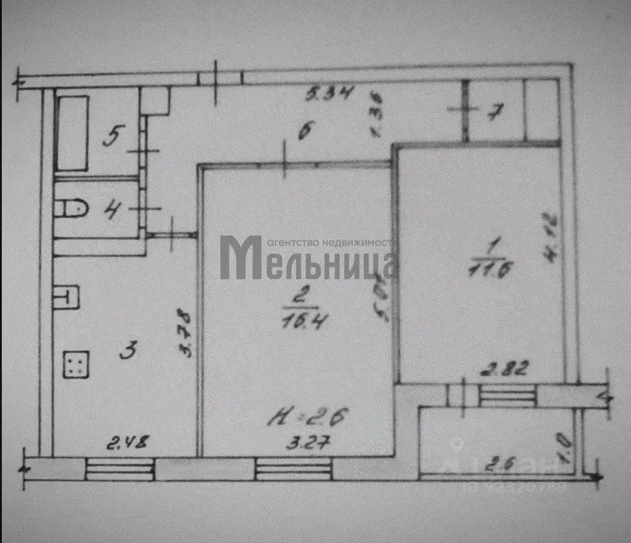 2-к кв. Волгоградская область, Волгоград Елецкая ул., 10 (49.1 м) - Фото 2