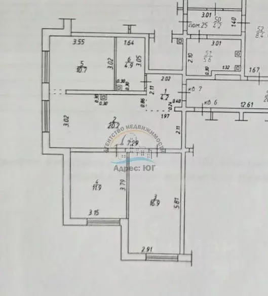 3-к кв. Краснодарский край, Анапа ул. Ленина (68.8 м) - Фото 2