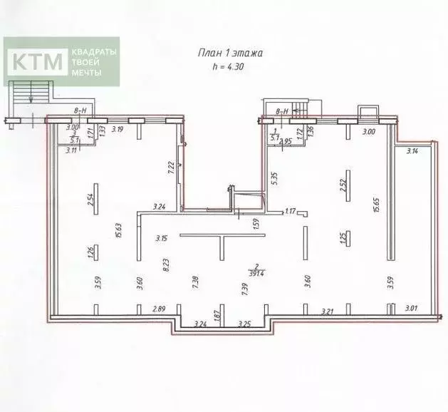 Помещение свободного назначения в Санкт-Петербург Пионерская ул., 50 ... - Фото 2