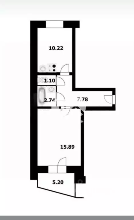 1-к кв. Новосибирская область, Новосибирск ул. Сибиряков-Гвардейцев, ... - Фото 1