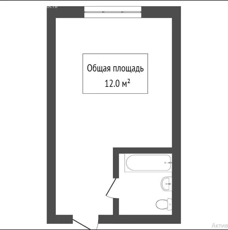 2-комнатная квартира: деревня Кисловка, микрорайон Северный, улица ... - Фото 1