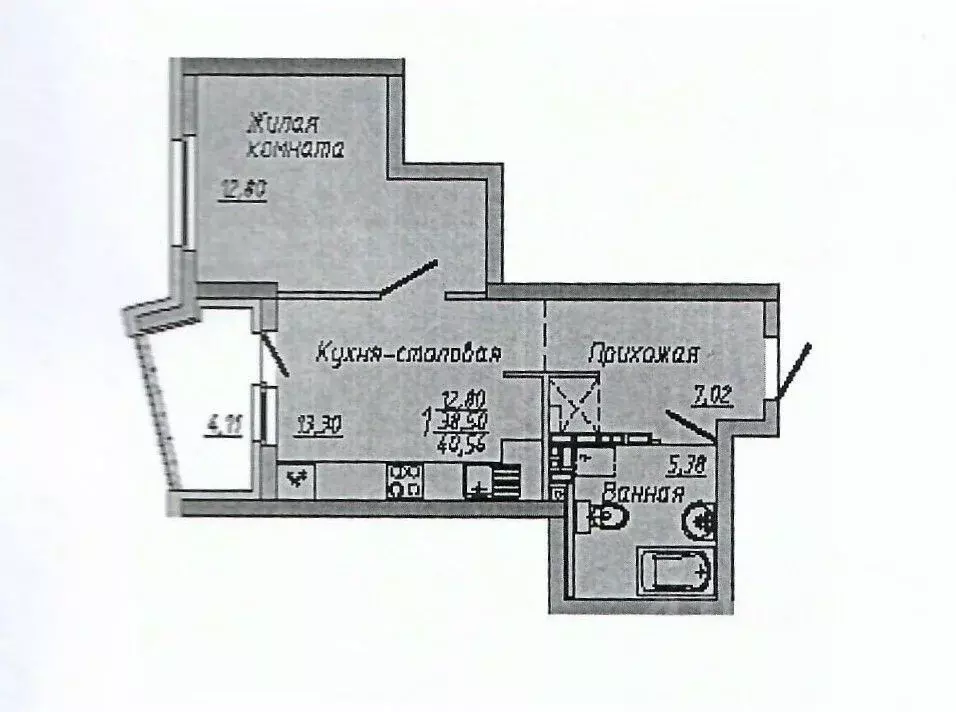 1-к кв. Свердловская область, Екатеринбург ул. Волгоградская, 18А ... - Фото 2
