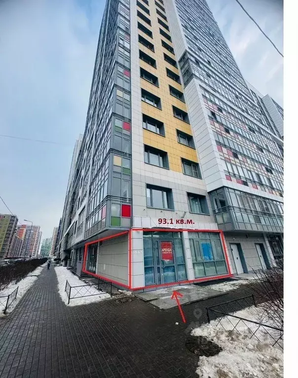 Помещение свободного назначения в Санкт-Петербург ул. Среднерогатская, ... - Фото 1