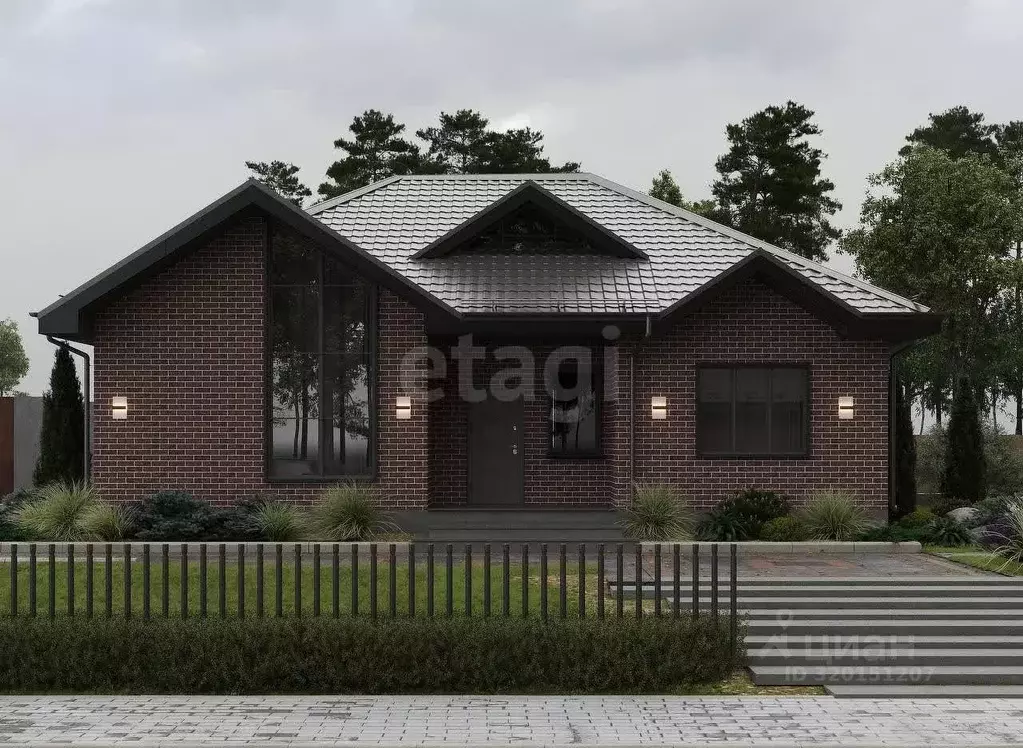 Дом в Тюменская область, Тюменский район, с. Кулига ул. Мраморная (110 ... - Фото 1