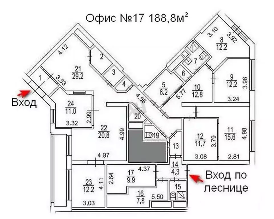 Помещение свободного назначения в Москва Минская ул., 1ГК1 (197 м) - Фото 1