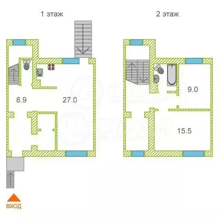 Дом в Тюменский муниципальный округ, деревня Ушакова, 2-й Молодёжный ... - Фото 2