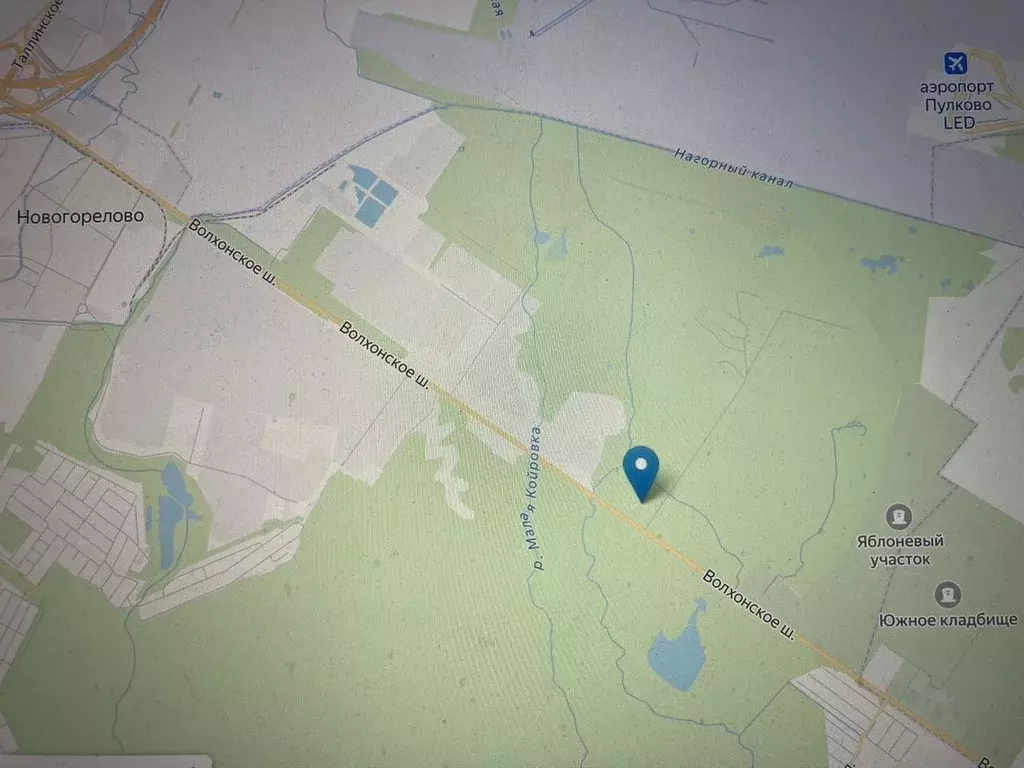 Участок в Ленинградская область, Ломоносовский район, Виллозское ... - Фото 2