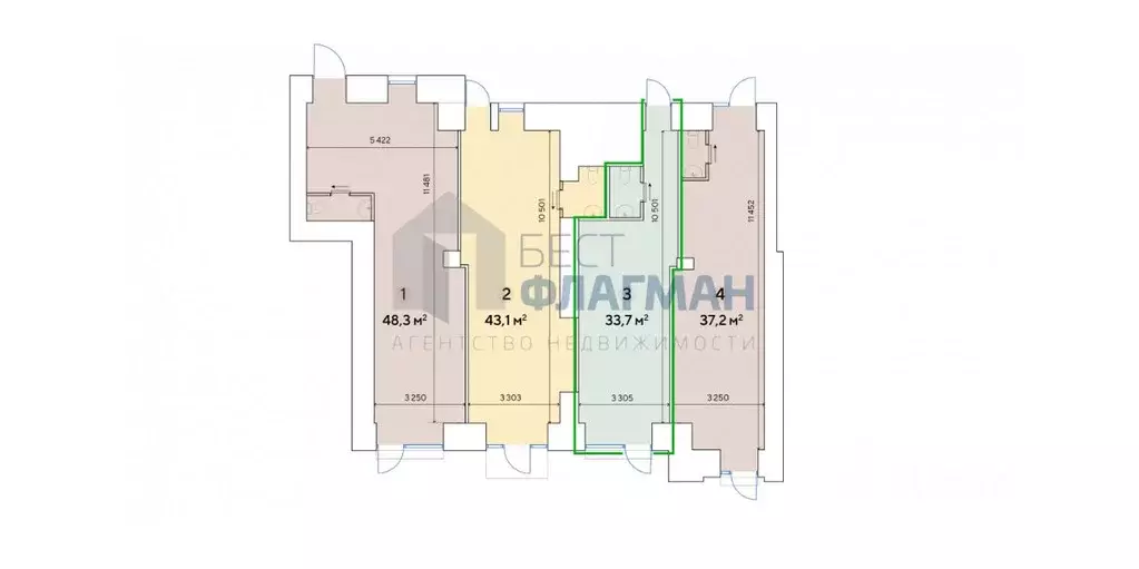 Помещение свободного назначения в Москва Ленинградское ш., 8К1 (34 м) - Фото 2