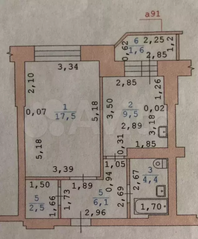 1-к. квартира, 40 м, 15/25 эт. - Фото 0