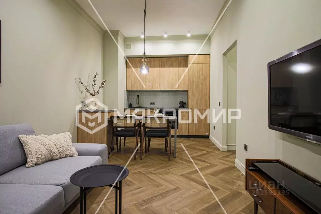 1-к кв. Санкт-Петербург ул. Александра Матросова, 3 (40.0 м) - Фото 2