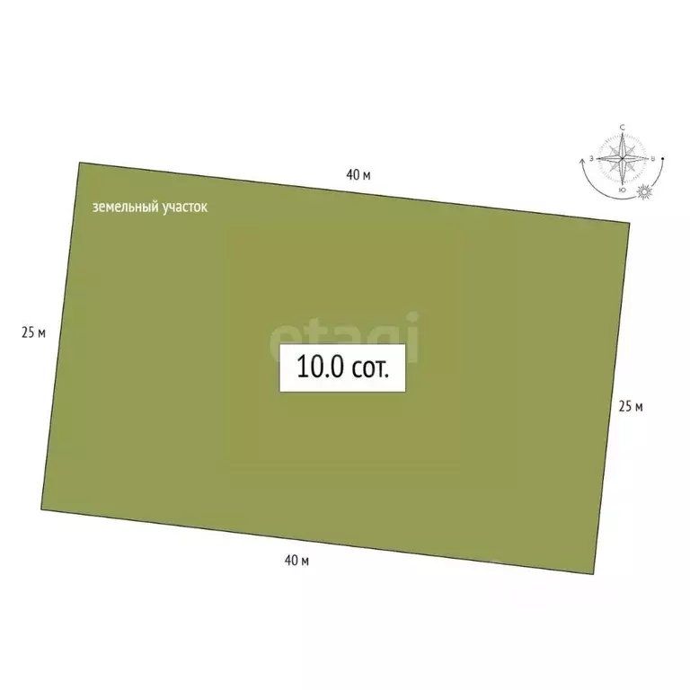 Участок в Алтай, Чемальский район, с. Анос  (10.0 сот.) - Фото 2