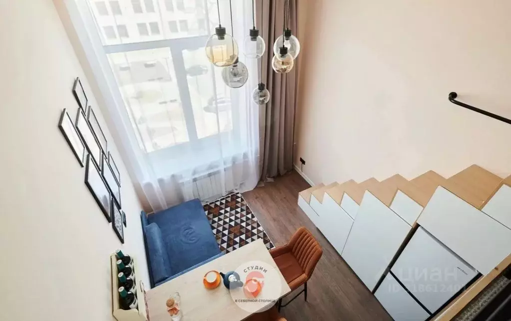Студия Санкт-Петербург ул. Пестеля, 25 (29.9 м) - Фото 1