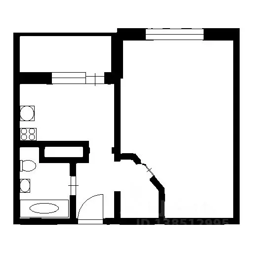 1-к кв. Нижегородская область, Нижний Новгород просп. ... - Фото 2
