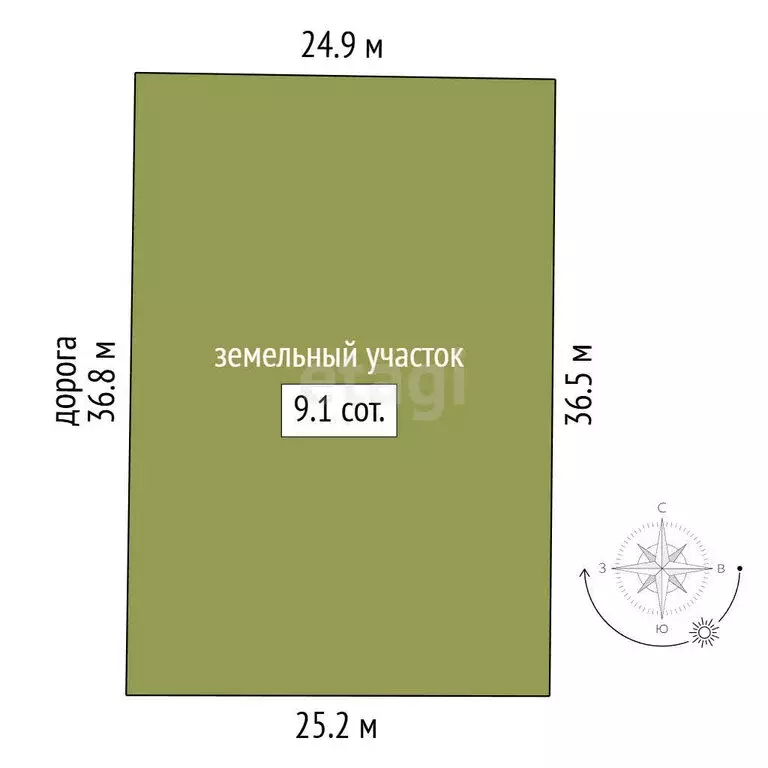 Участок в Трудовское сельское поселение, СПК Пневматика-2, Грушевая ... - Фото 1