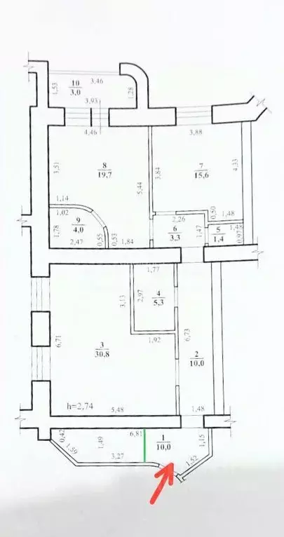 3-к кв. Забайкальский край, Чита ул. Шилова, 19 (100.1 м) - Фото 2