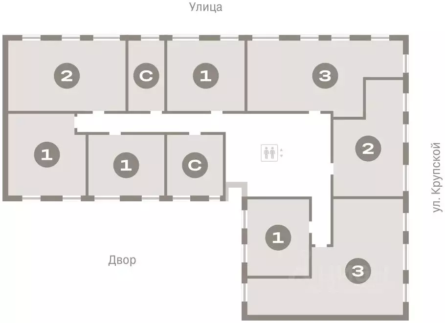 2-к кв. Омская область, Омск ул. Б.Г. Шаронова, 9 (60.15 м) - Фото 1