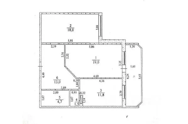 2-к кв. Ульяновская область, Ульяновск Транспортная ул., 2 (68.0 м) - Фото 1