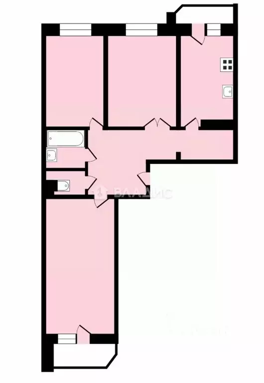 3-к кв. Владимирская область, Владимир ул. Горького, 133А (86.0 м) - Фото 2