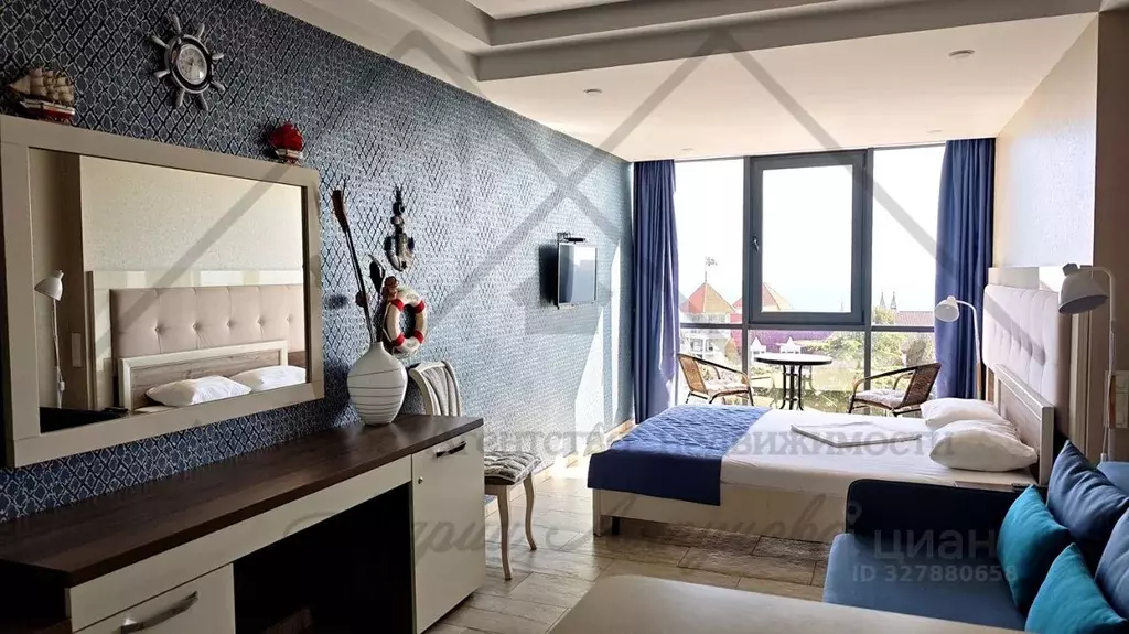 Студия Крым, Ялта муниципальный округ, Кореиз пгт ш. Алупкинское, 34Е ... - Фото 2